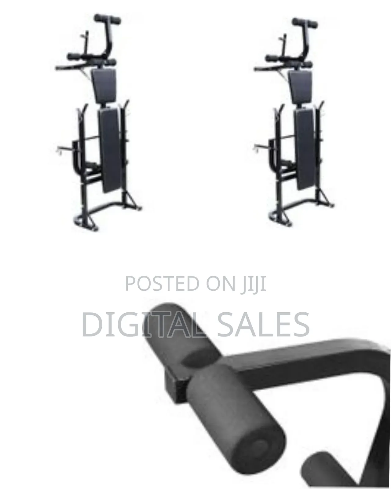 Weight Bench Black-Sporting Goods Exercise Fitness