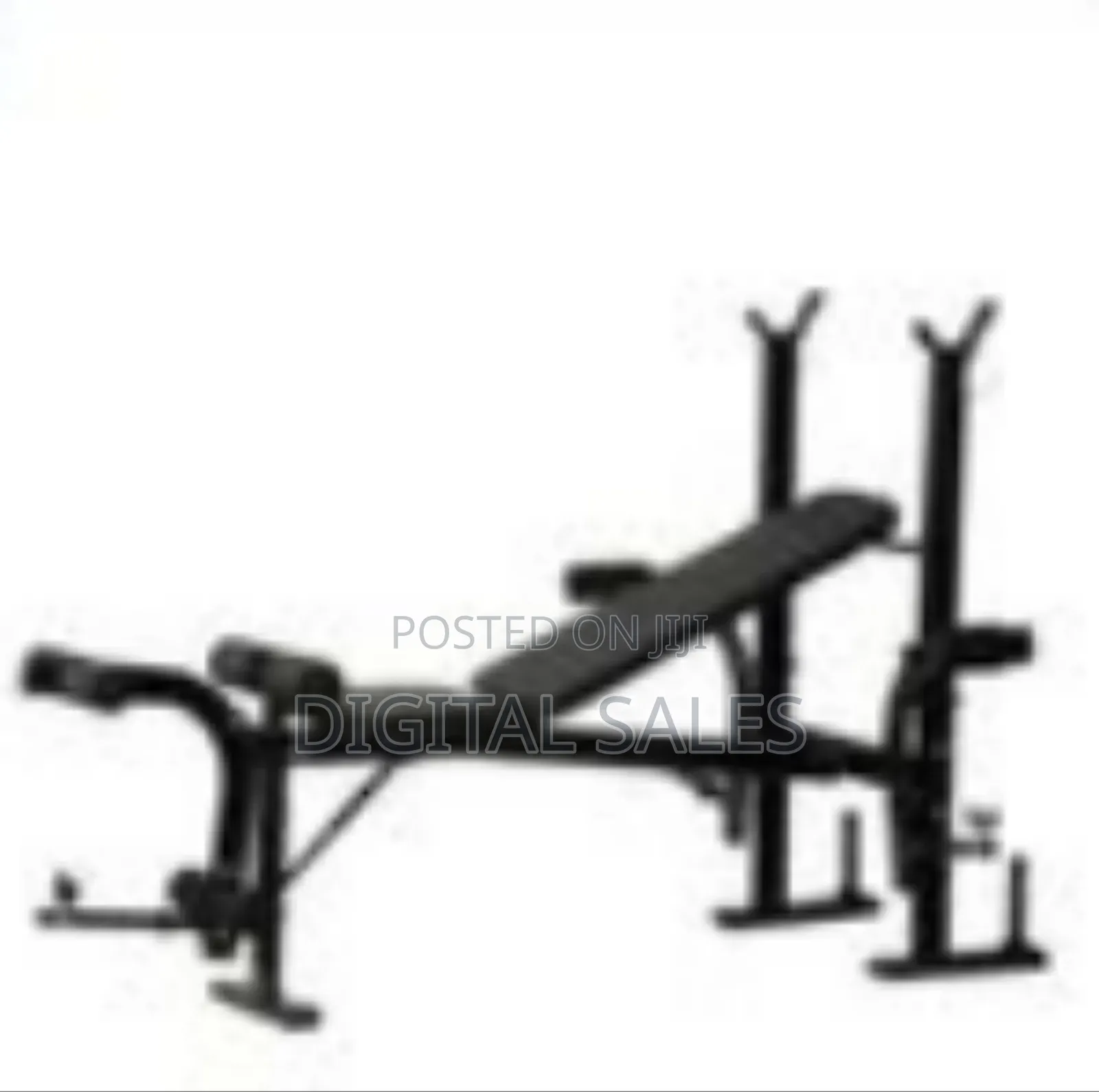 Weight Bench Black-Sporting Goods Exercise Fitness