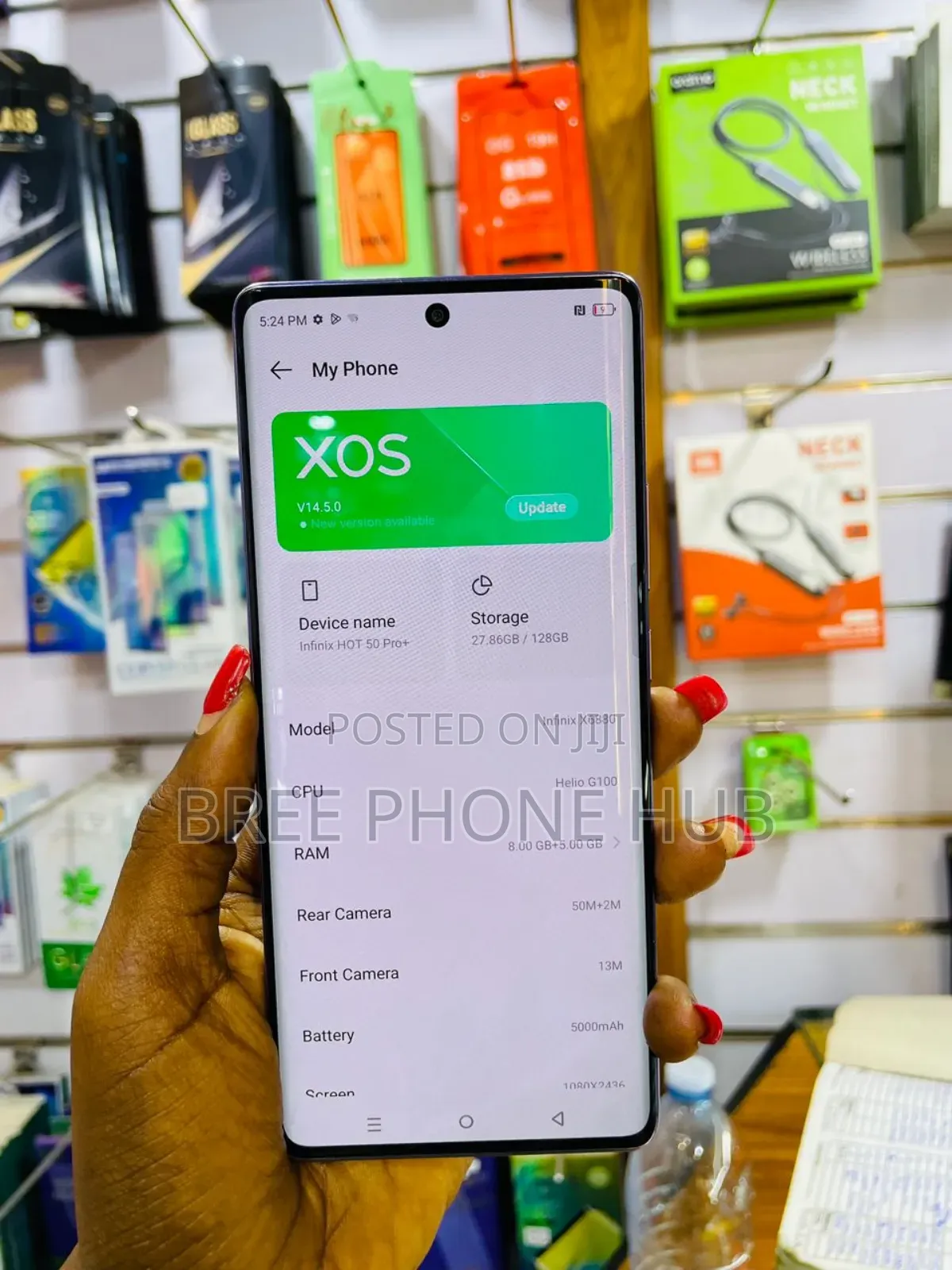 Infinix Hot 50 Pro+ 4G 128 GB Purple