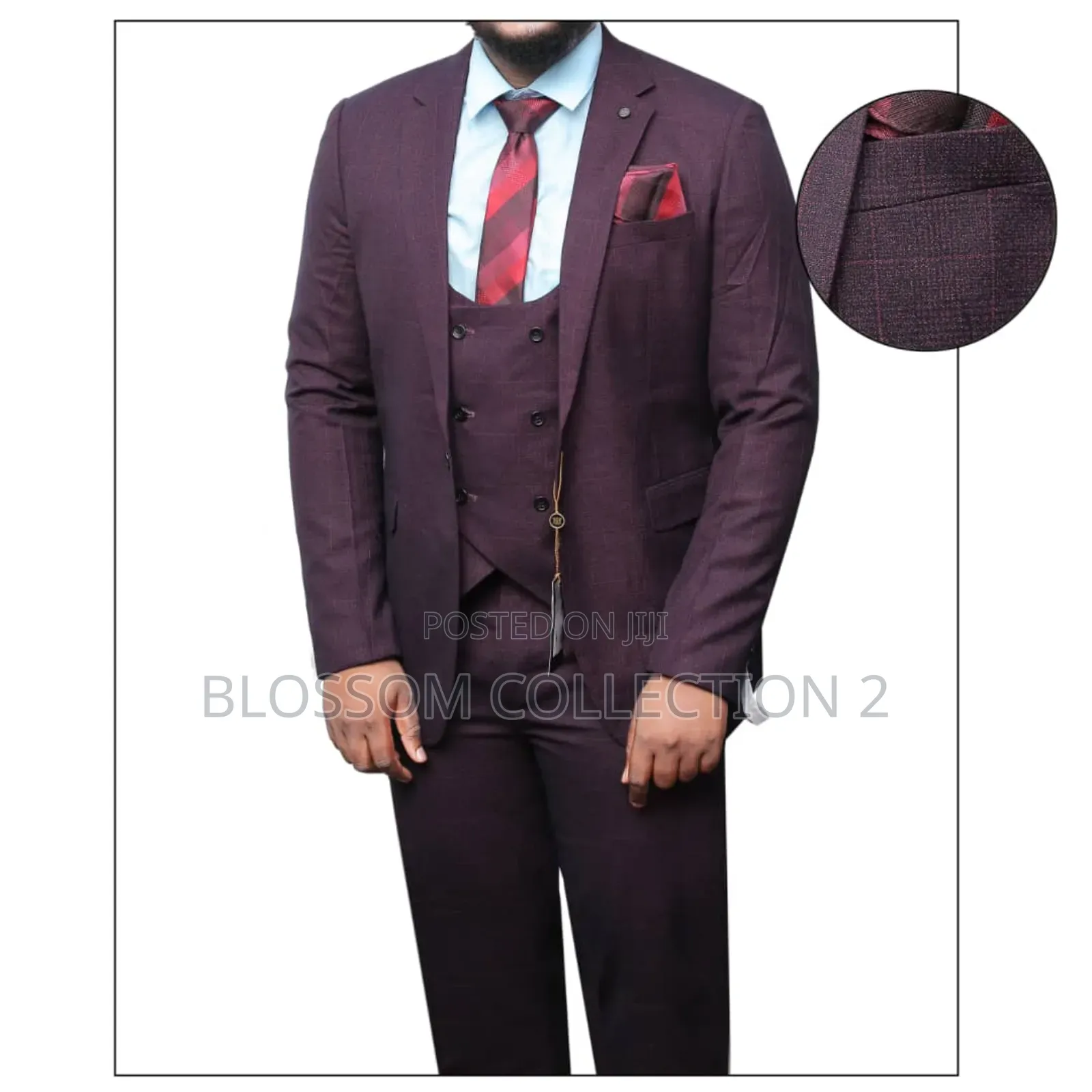 Men's Fit Suit 3-Piece Set - Business Ceremonial