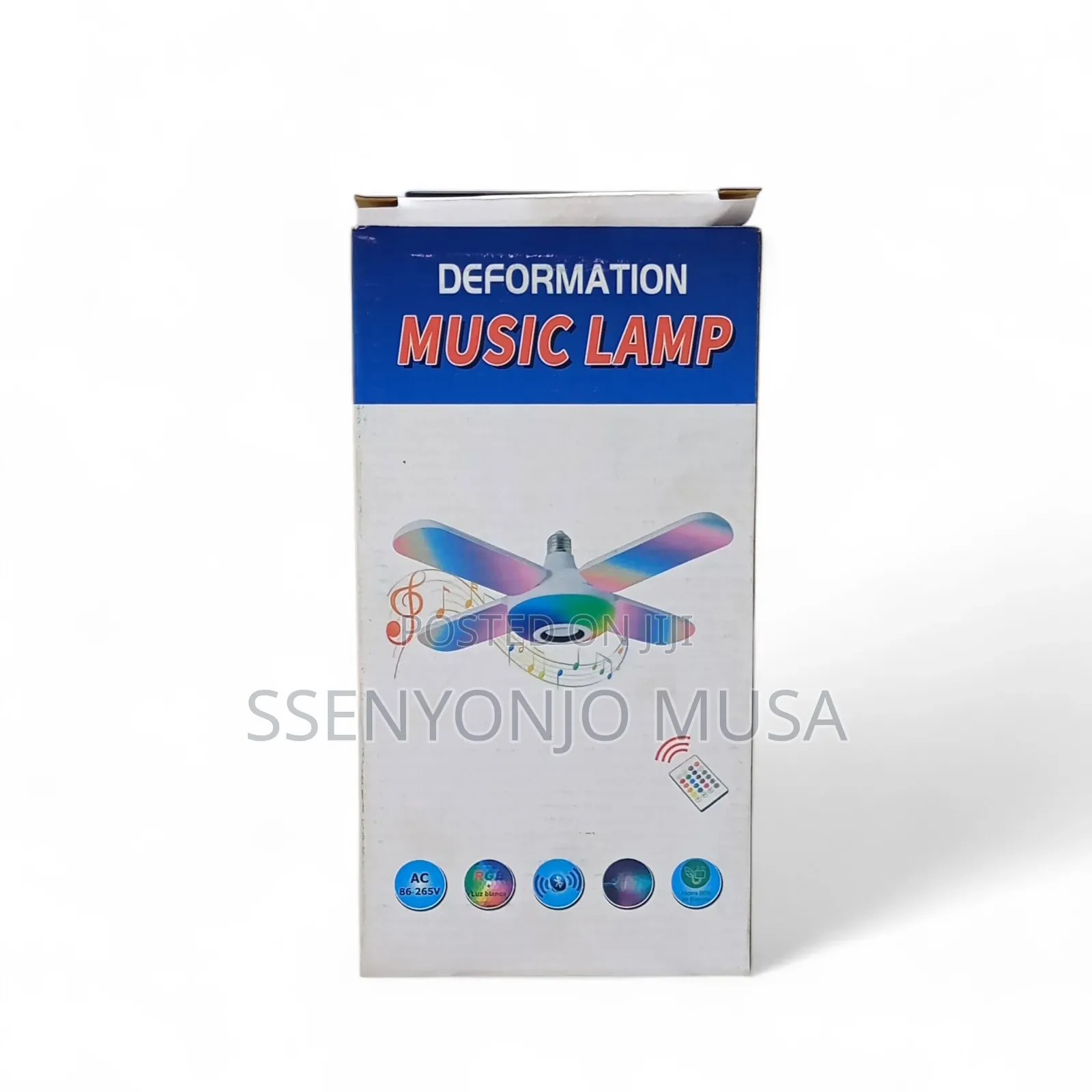 Smart Folding Led Music Light Bulb With Bluetooth Speaker – Color