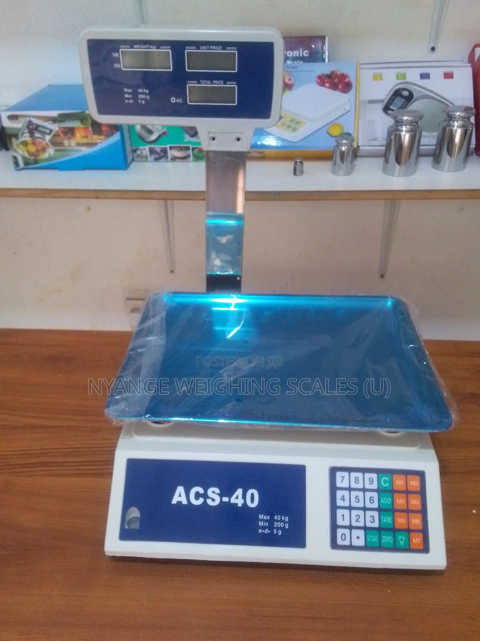 Rectangular Digital Market Weighing Scale 40kg Weigh Table Weigh Scale