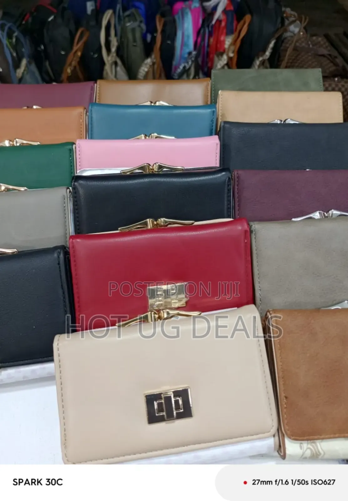 Trolley Multi Card Slot Short Zipper Ladies Wallet