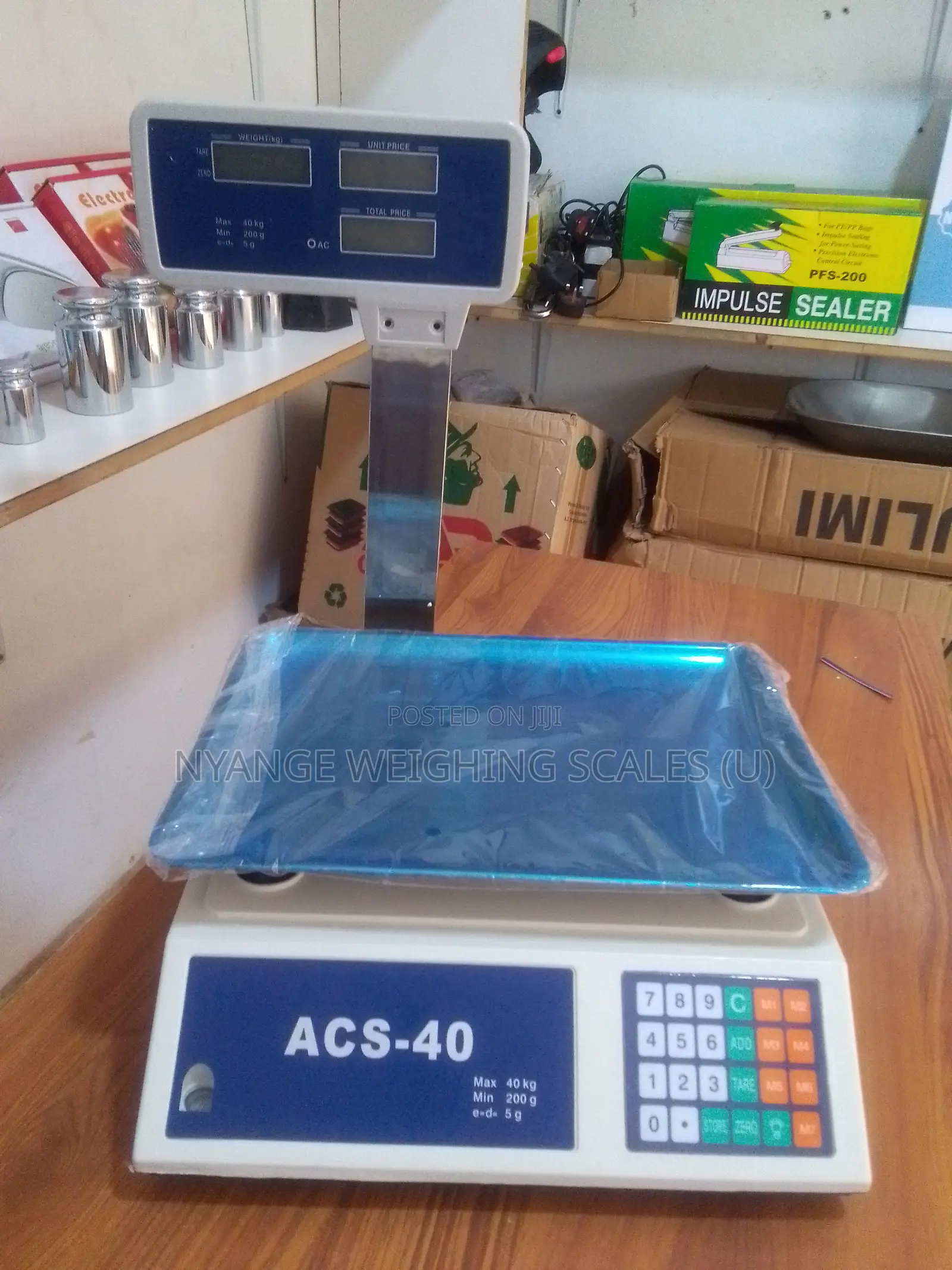 Digital Commercial Table Top Kitchen Weighing Scale 40kg Digital Scale