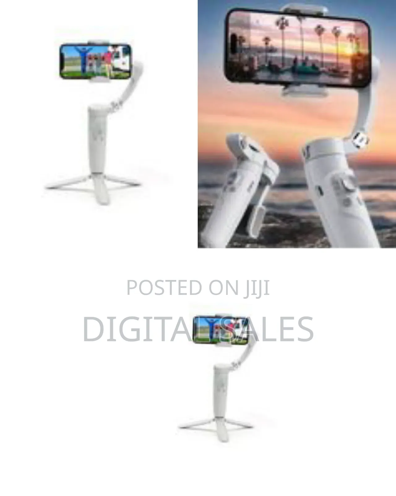 Versatile Smartphone Gimbal Stabilizer With Integrated Tripod