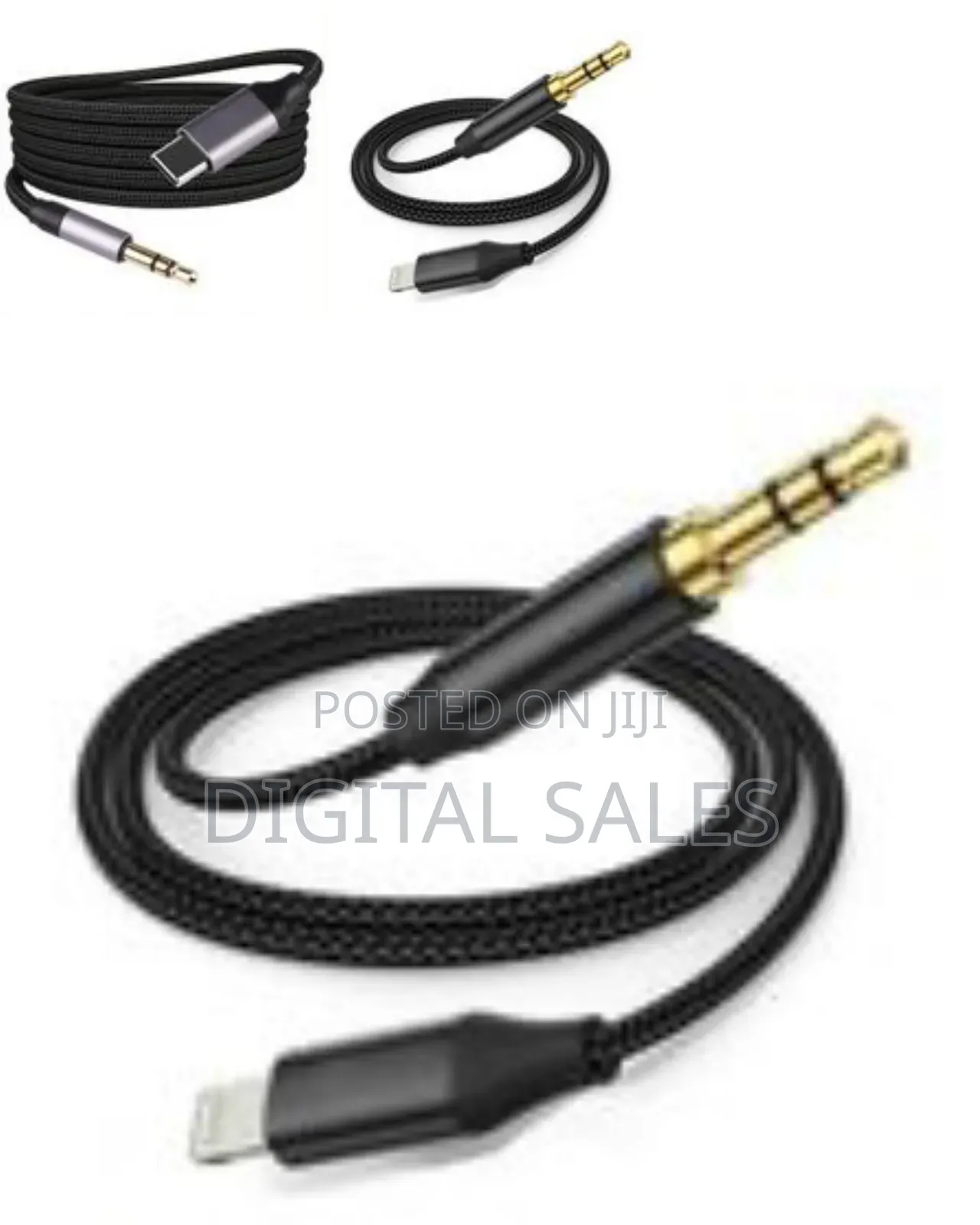 Usb-C to 3.5mm Braided Audio Cable
