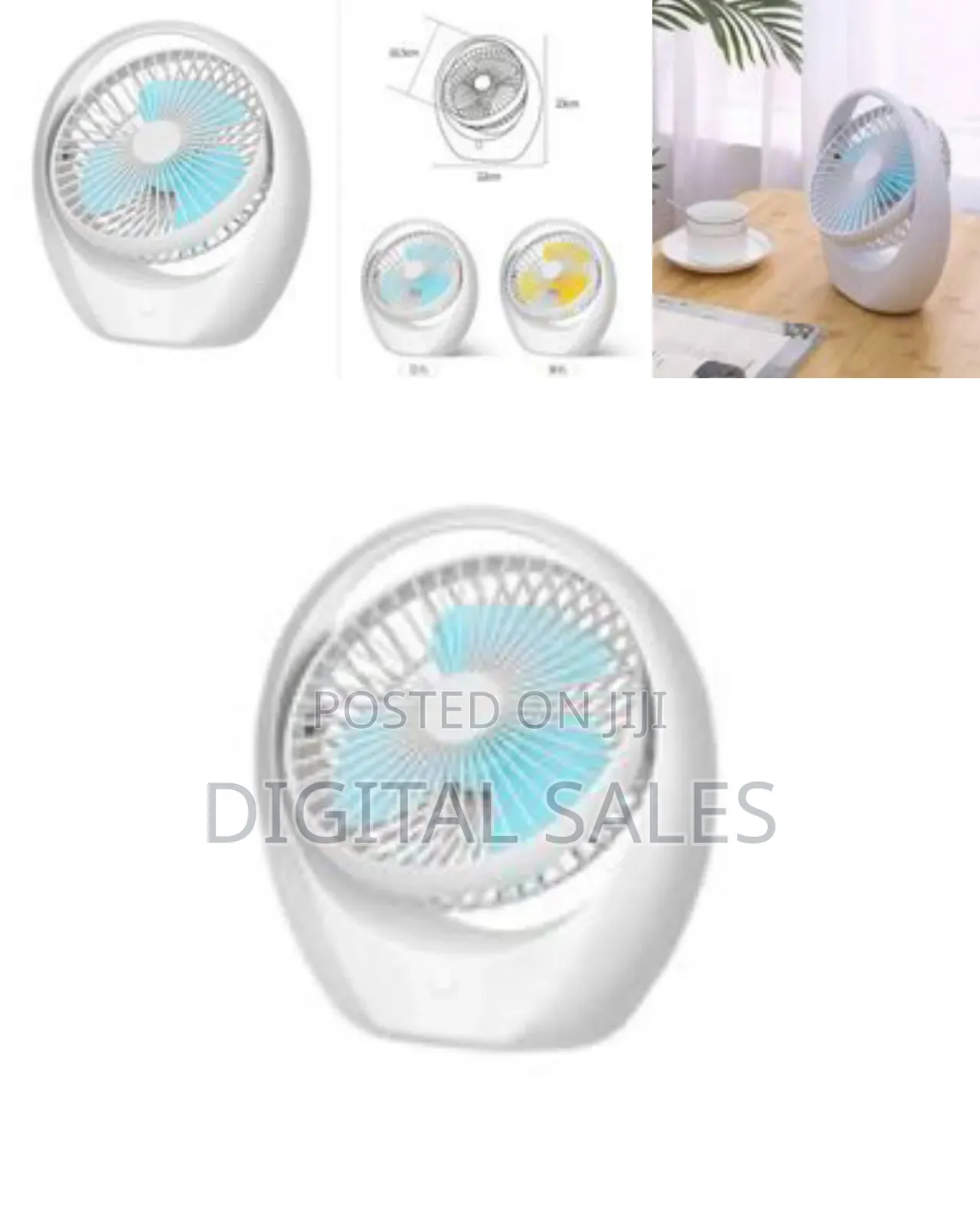 Stylish and Portable Desk Fan -