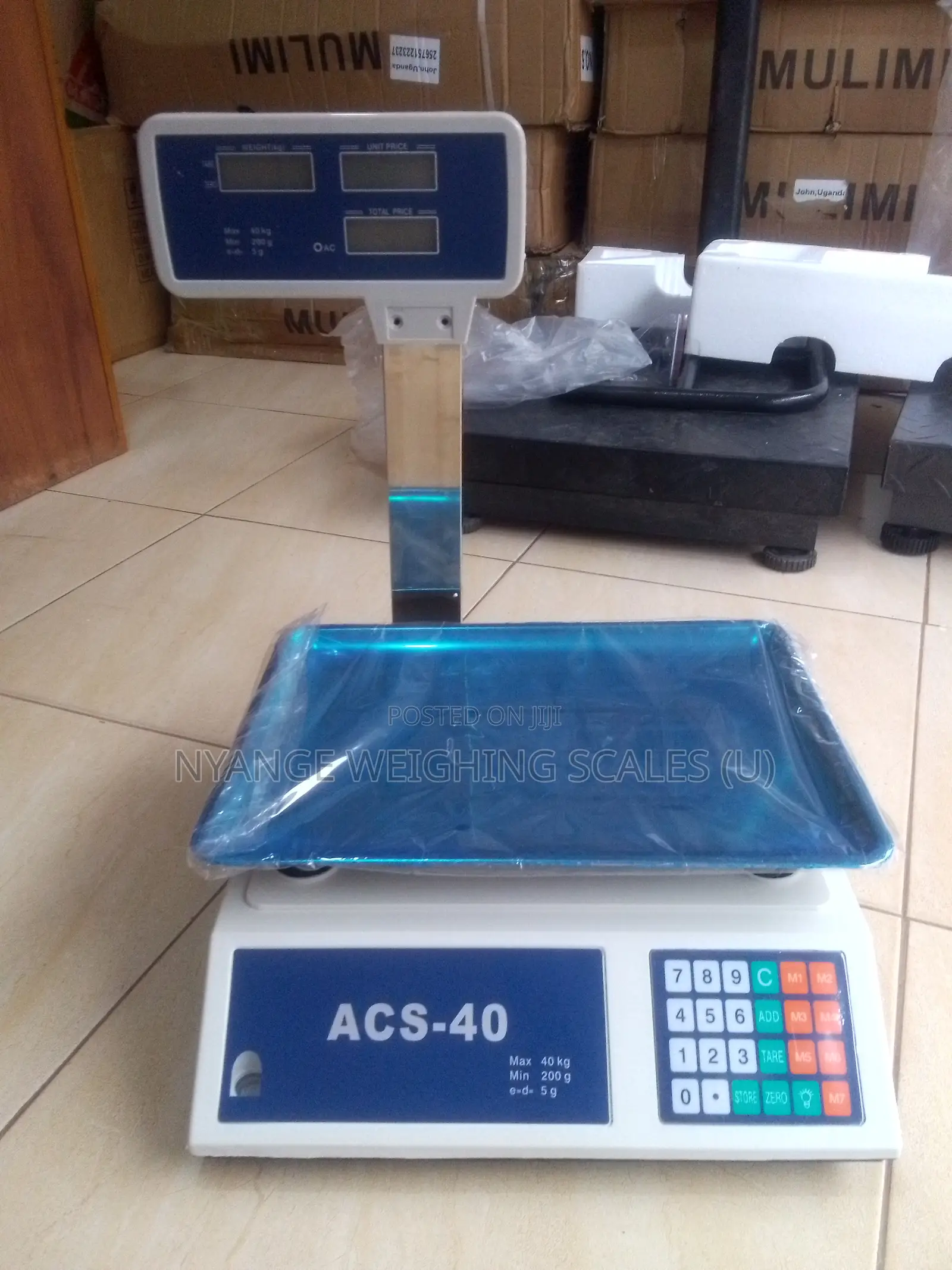 Commercial Tabletop Weighing Scales 40kg Weigh Accurate Weigh Scale