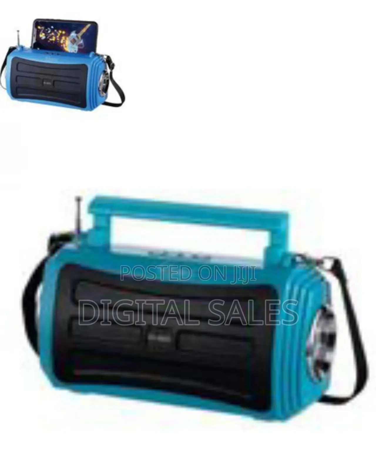 Sunafrica Portable Bluetooth Speaker With Fm/Am Radio Powerful Torch