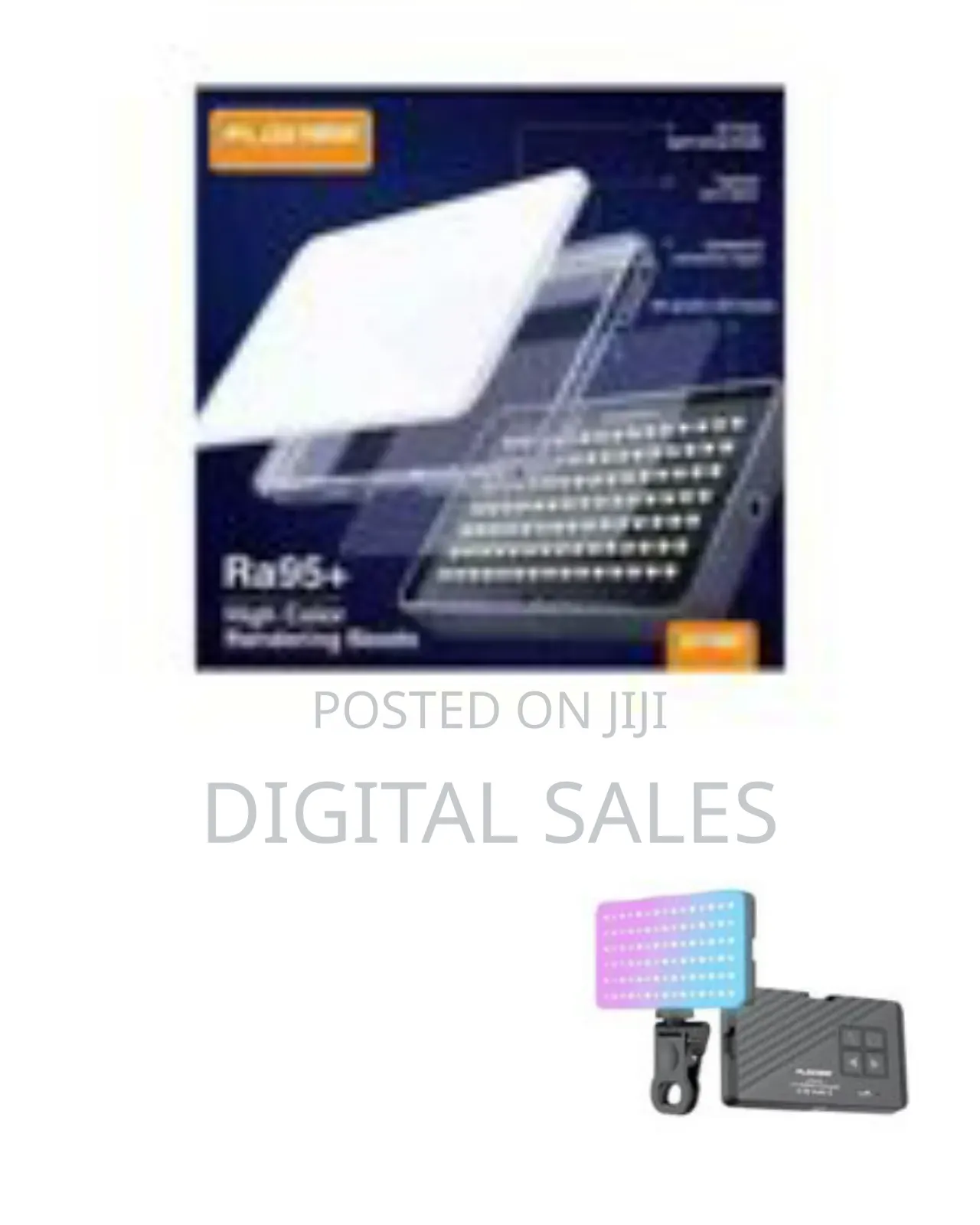 Compact RGB Led Video Light for Photography and Videography