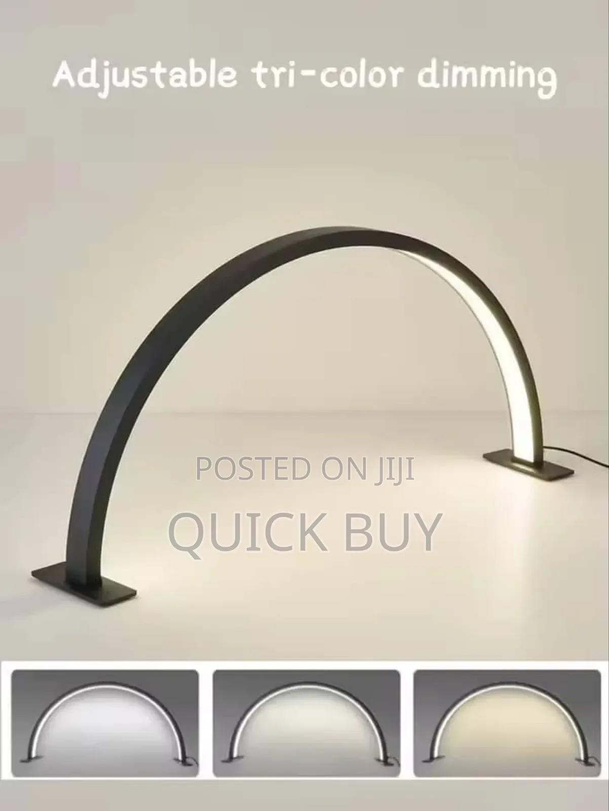 U-Shaped Half-Moon Beauty Salon Desk Lamp