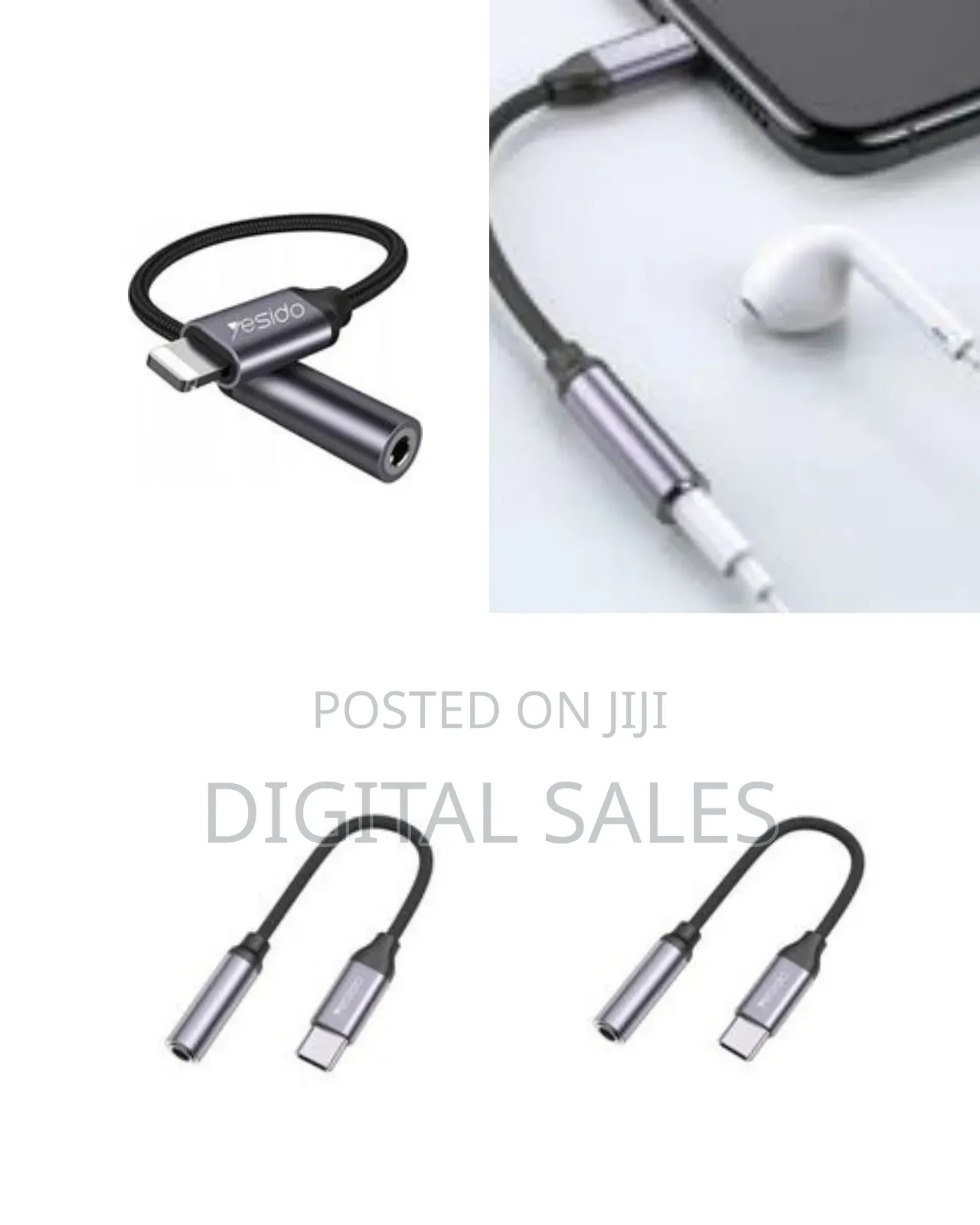 Yesido Usb-C to 3.5mm Audio Adapter