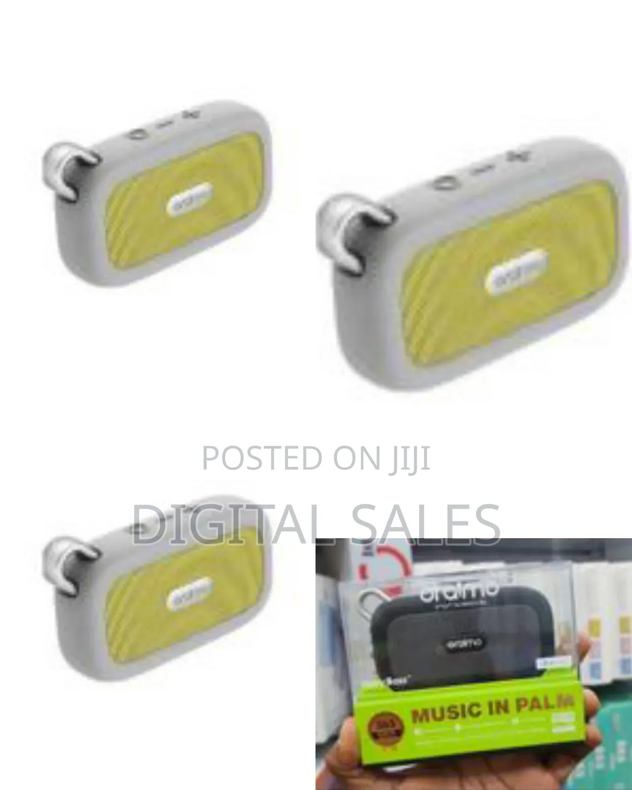Oraimo Portable Clip-on Bluetooth Speaker - Multicolo