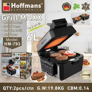 Hoffmans Grill Maxx (Model: Hm-793) Multifunctional Cooker.