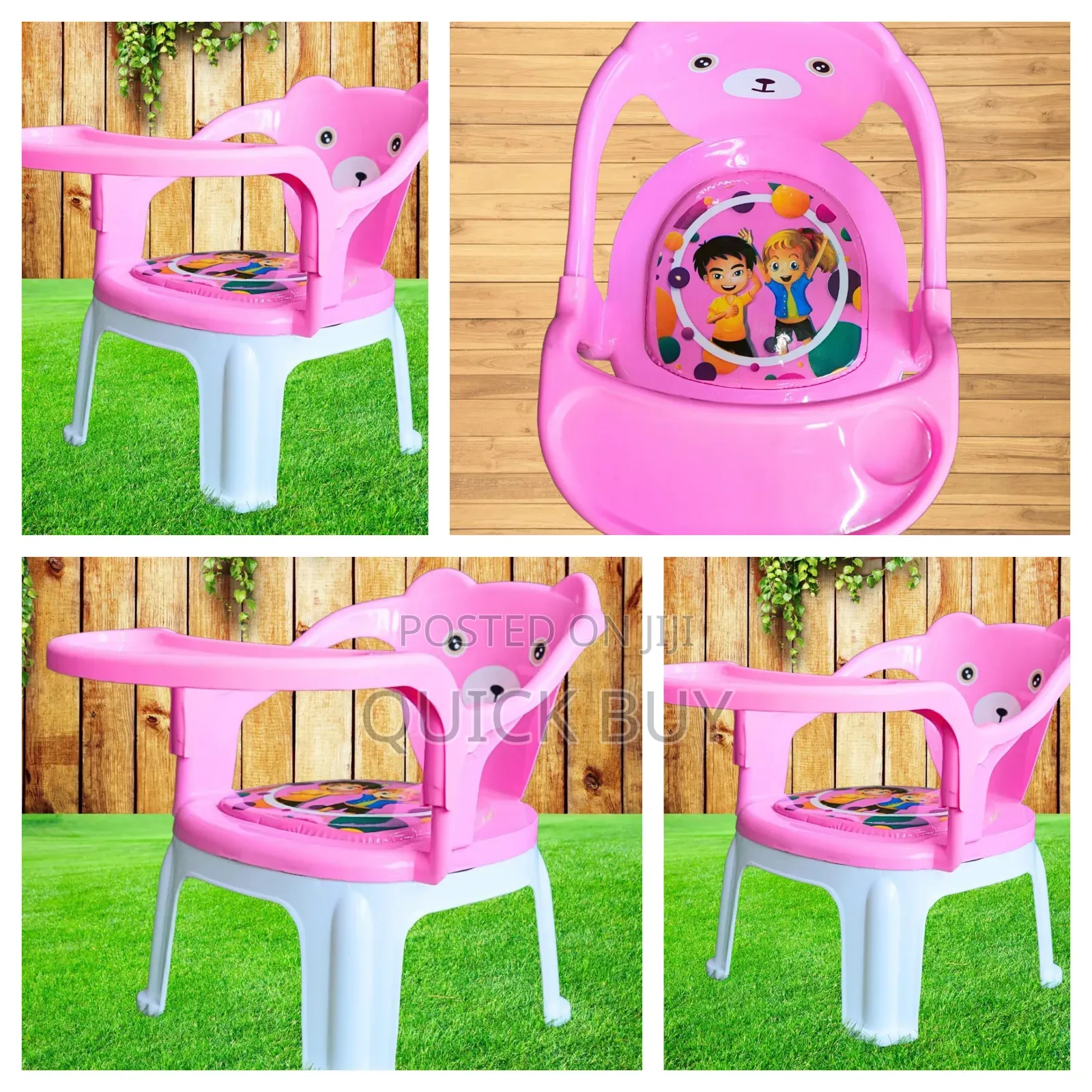 Plastic Chu-Chu Musical Chair for Baby With Tray