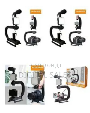 Plokama Universal Handheld Video Rig Kit for Smartphones Cameras