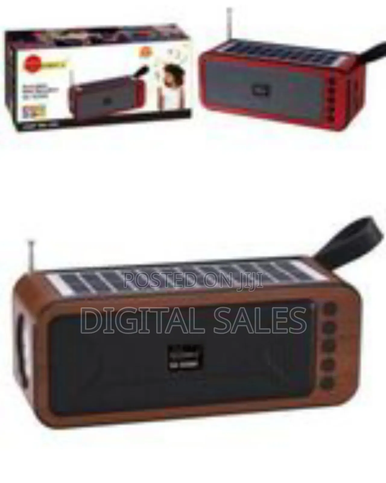 Sunafrica Portable Solar Bluetooth Speaker With Radio Torch
