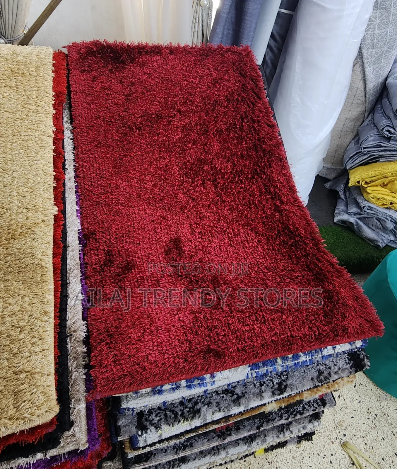 Fluffy Plain Doormats