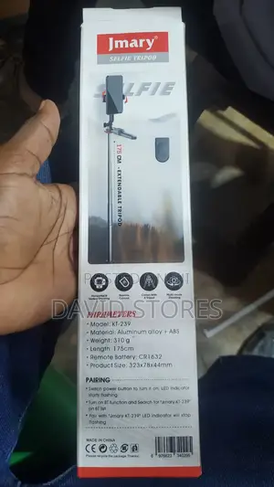 Jmary Kt-239 – 2-in-1 Selfie Stick Tripod Stand