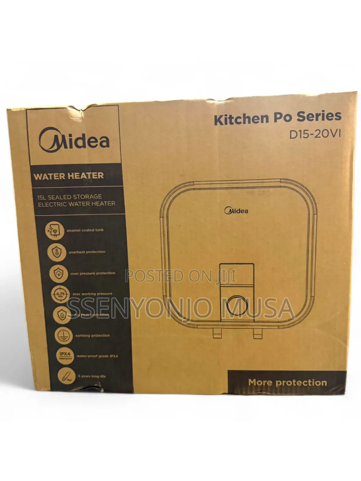 Midea Electric Water Heater 15l 2000w – Kitchen Series D15-20vi