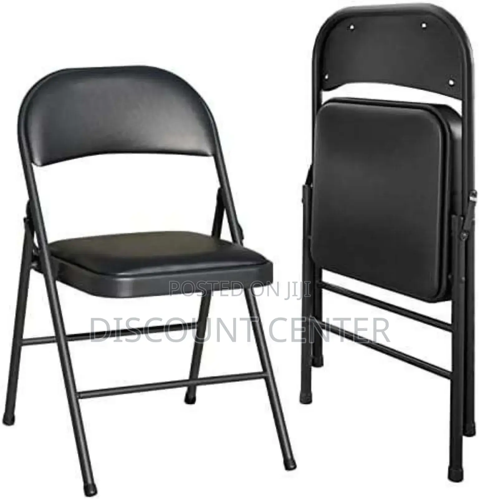 Foldable Metallic Cushion Chair