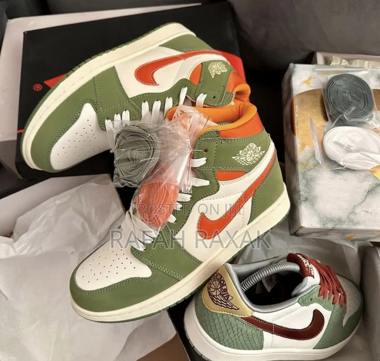 Original Nike Air Jordan 1 Retro High Og “Craft Celadon” Sneakers