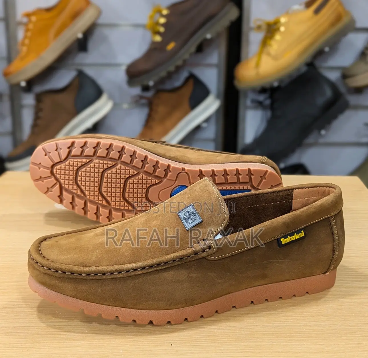 Original Men’S Brown Timberland Moccasin Loafers