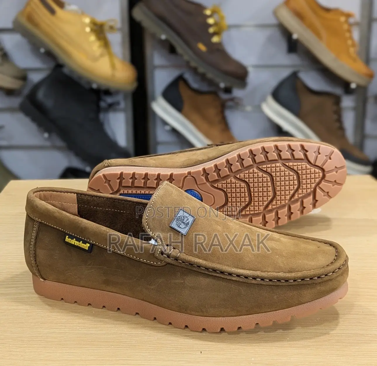 Original Men’S Brown Timberland Moccasin Loafers