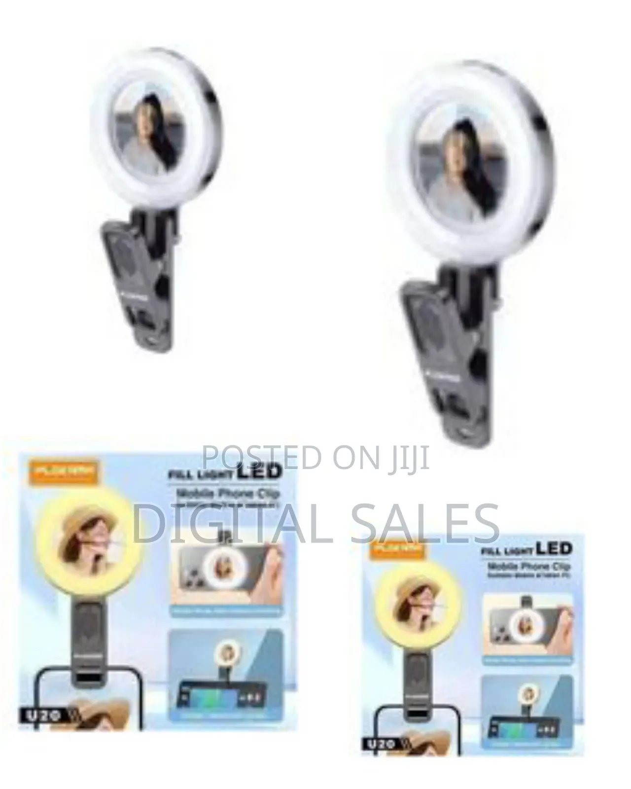 Clip-on Led Fill Light for Enhanced Photography and Videography