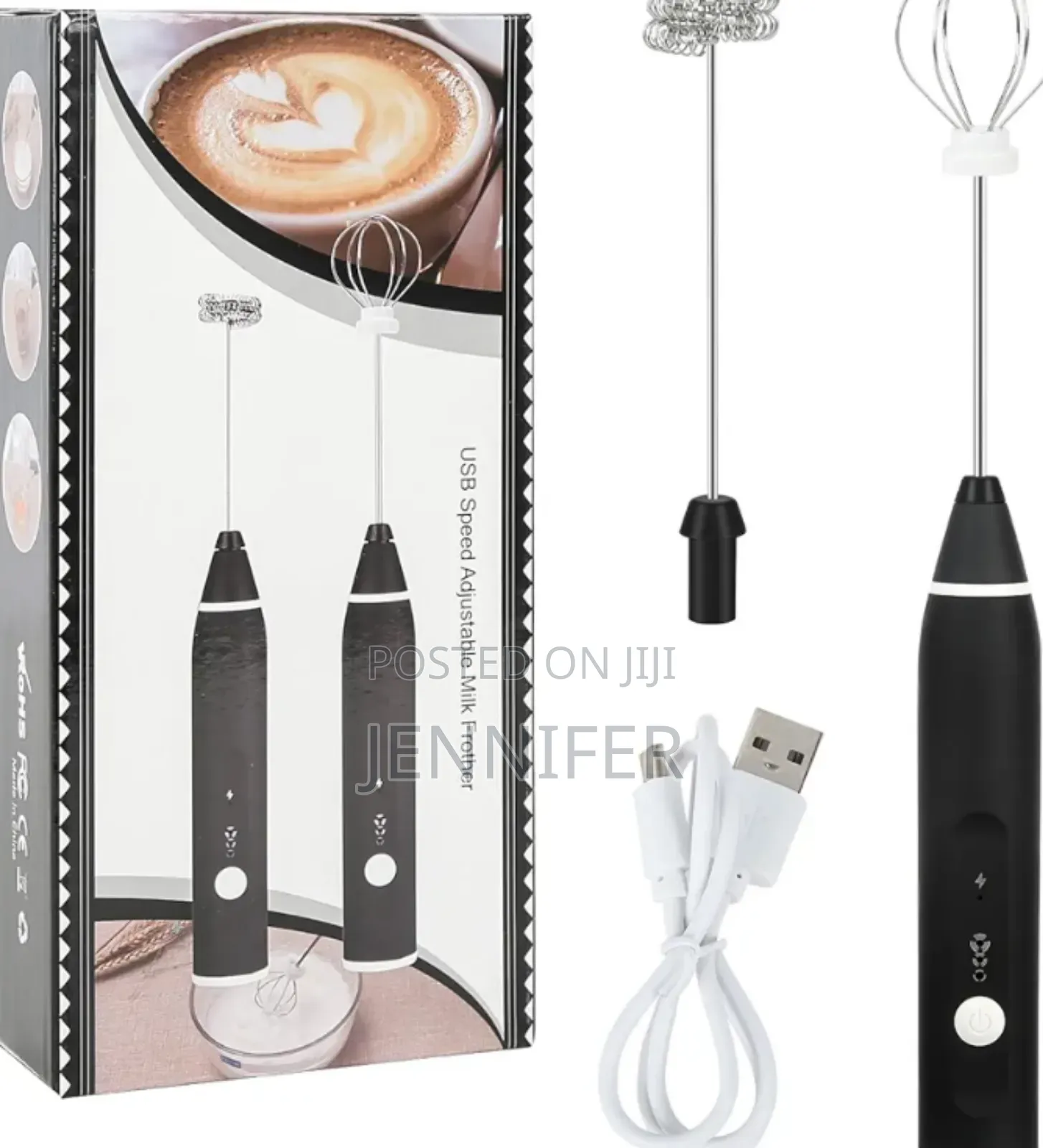 2in1 Rechargeable Milk and Coffee Frother
