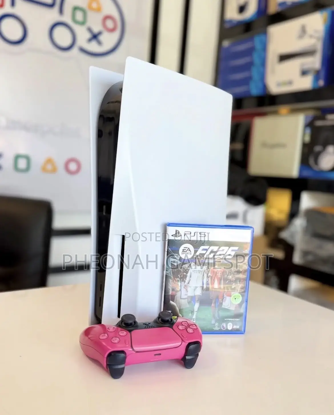 Ps5 Carrying 2 Pads and 1 Game, Delivering Smooth Crisp Next-Gen Power