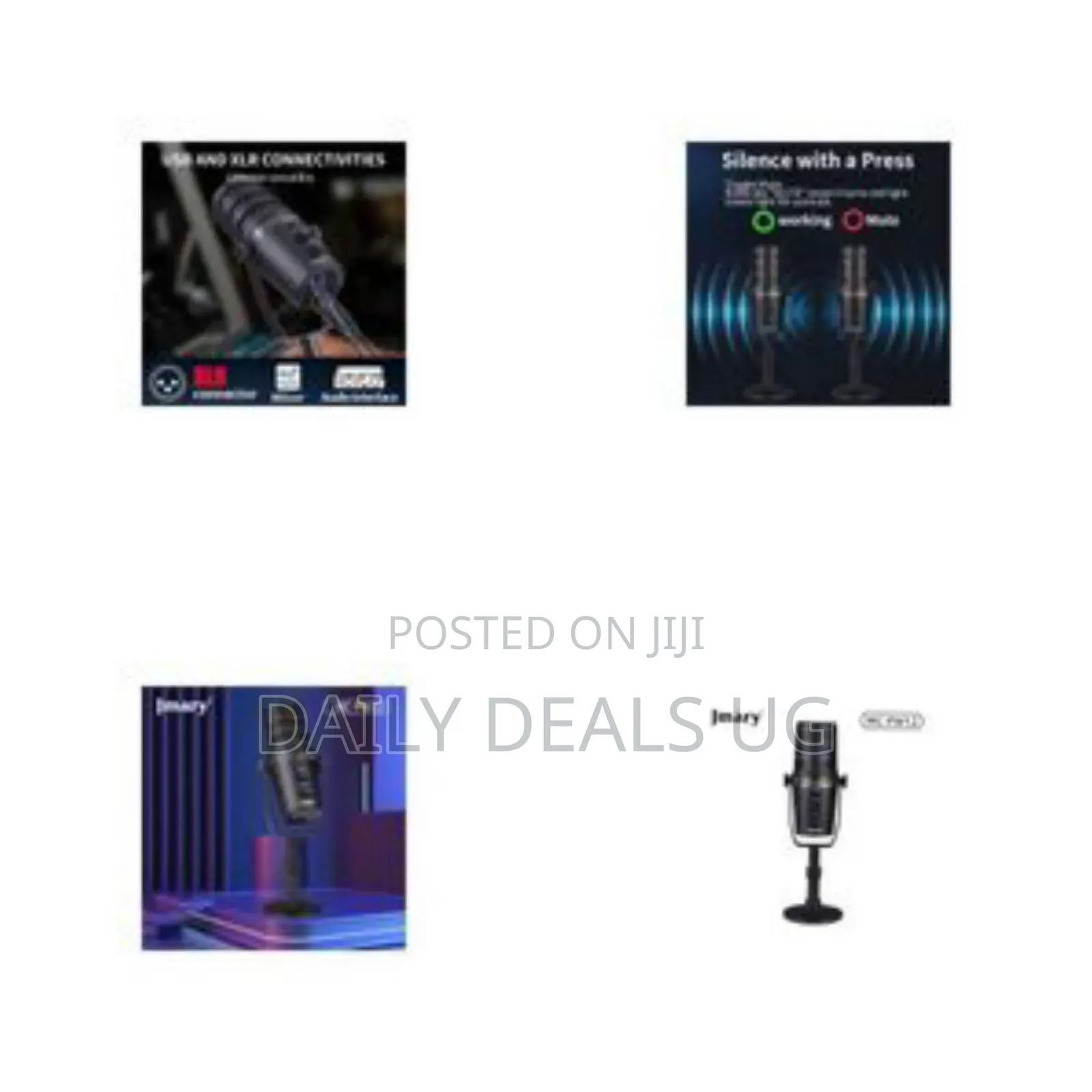 Jmary Mc-Pw12 Professional Studio Condenser Microphone With Desktop