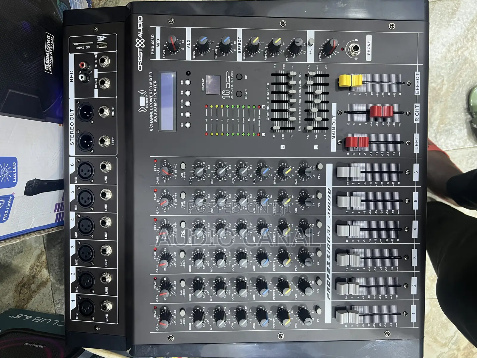 Crest Audios 6 Channel Amp Mixer