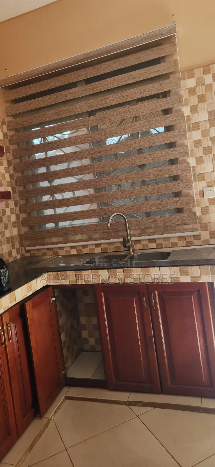 Brown Double Zebra Roller Blinds Per Square Metre
