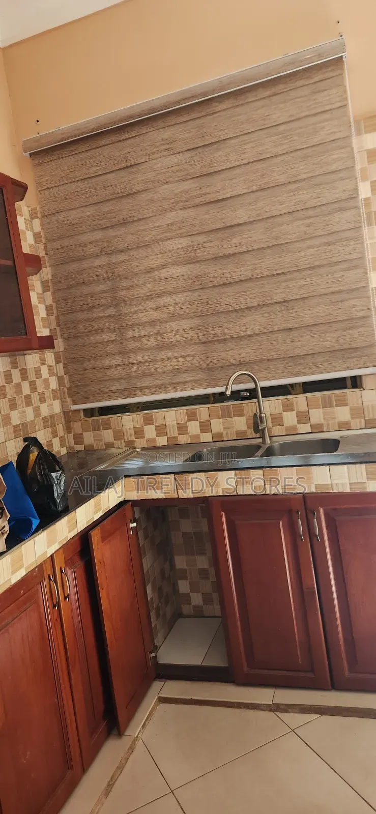 Brown Double Zebra Roller Blinds Per Square Metre