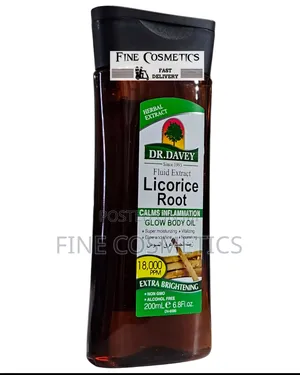 Dr Davey Licorice Root Super Moisturising Glow and Shine Body Oil 200g