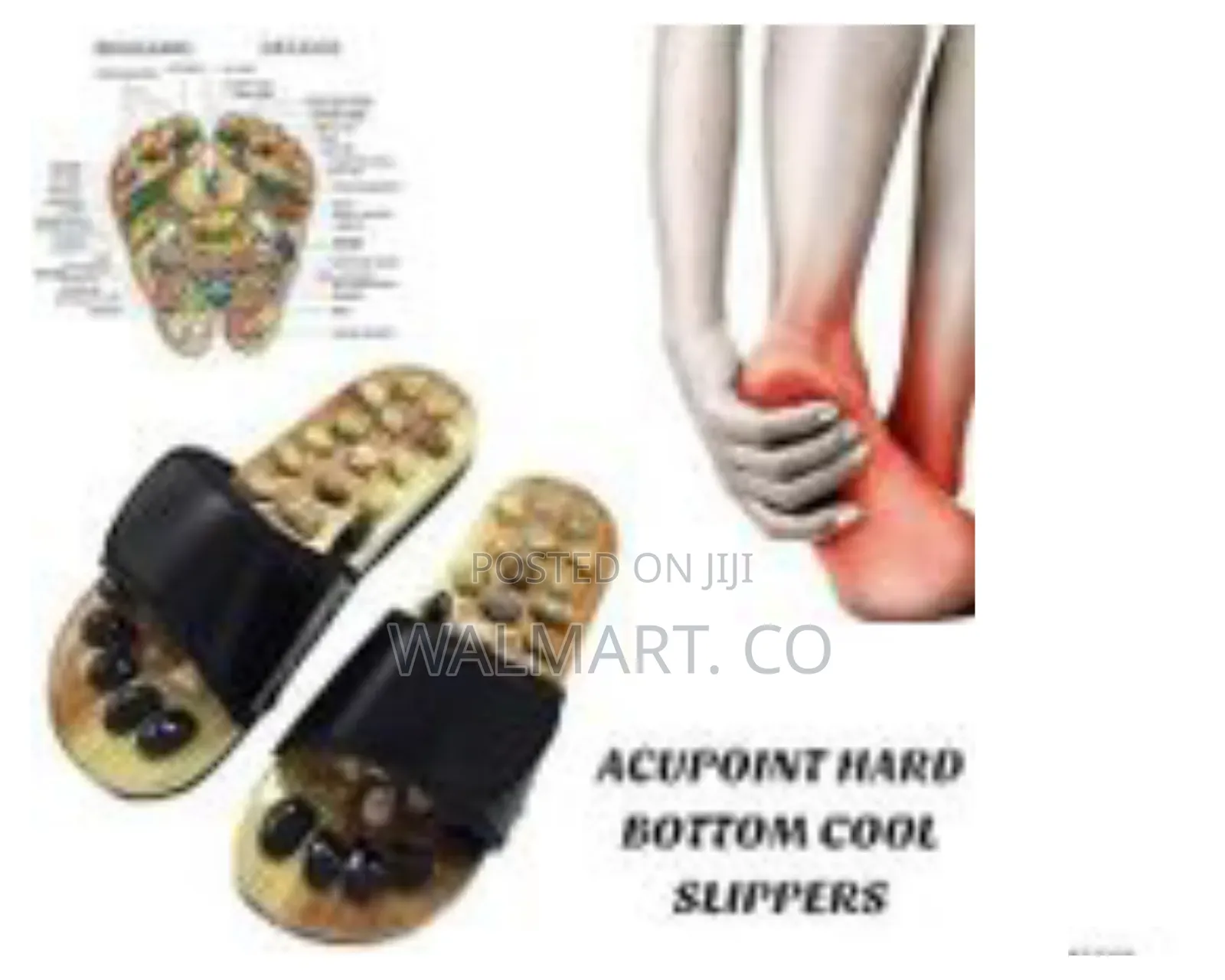37-38 Reflexology Sandals With Massage Stones