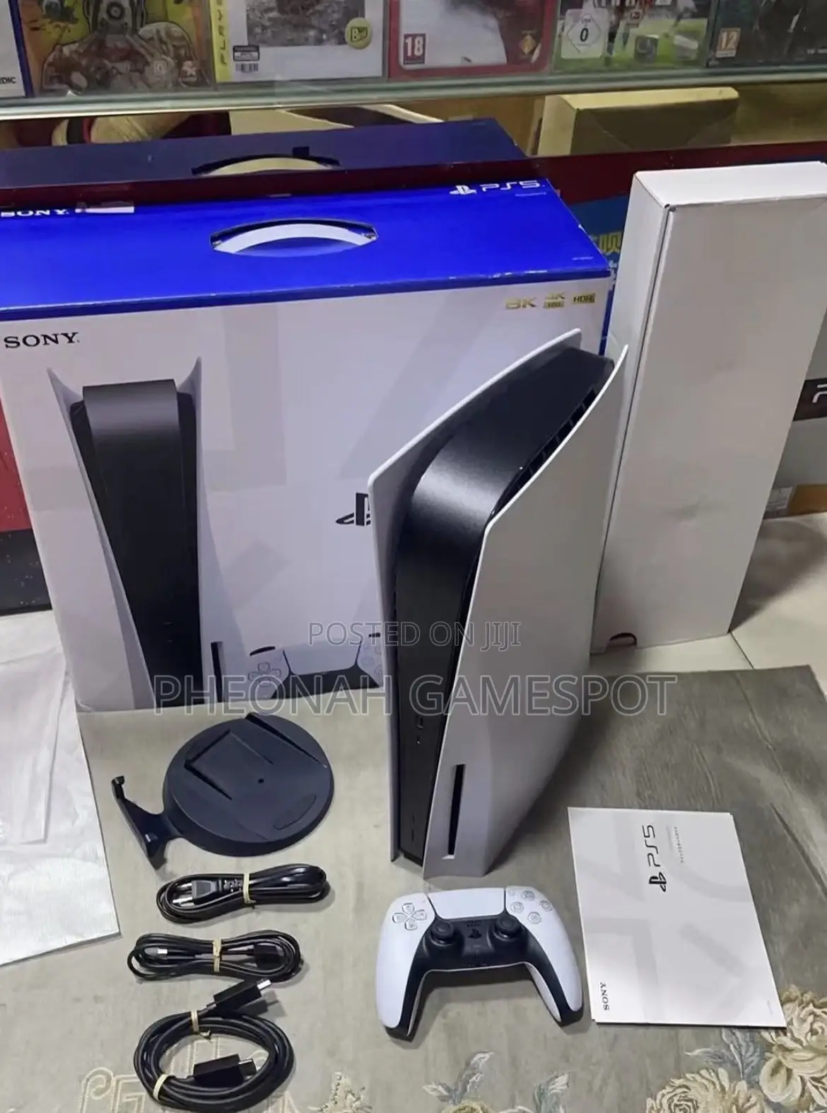 Ps5 Bundle With 2 Pads and 3 Games, Crisp Clear Powerful Gaming.