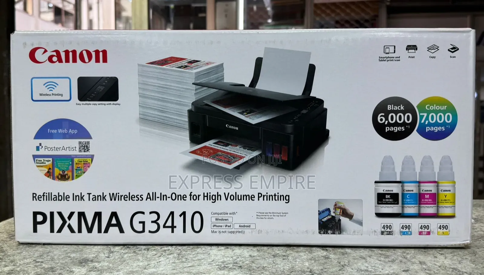 Canon Pixma G3410 All in One Printer