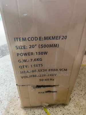20inch Exaust Fan for Emkay Green