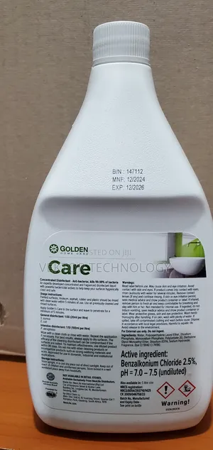 1 Litre Care Disinfectant/ Hand Sanitizer /Home Cleaning