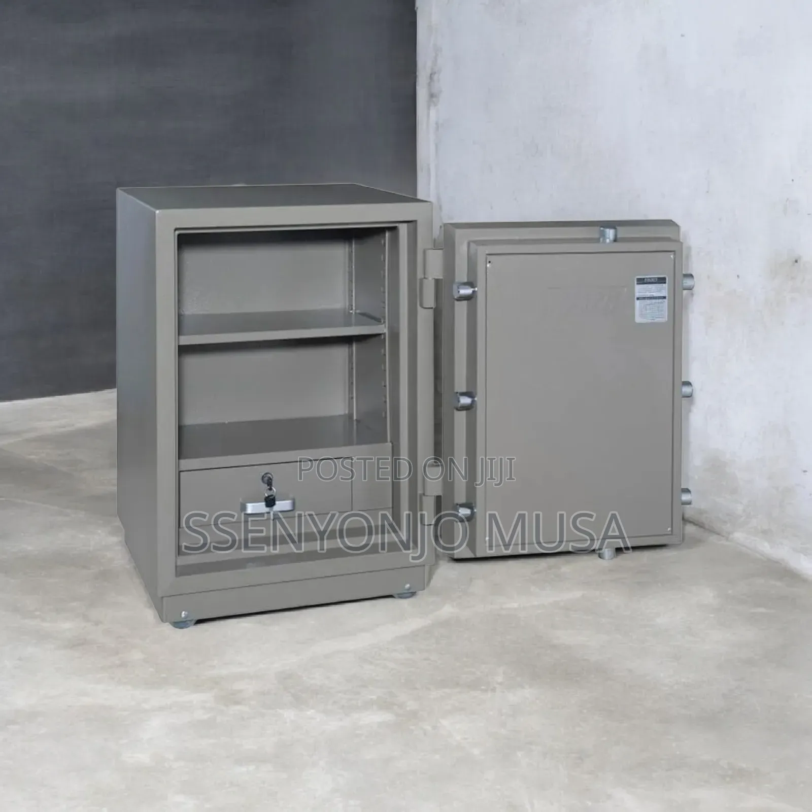 Large Fireproof & Anti-theft Safe Cabinet –Double Lock (550×550×920mm)