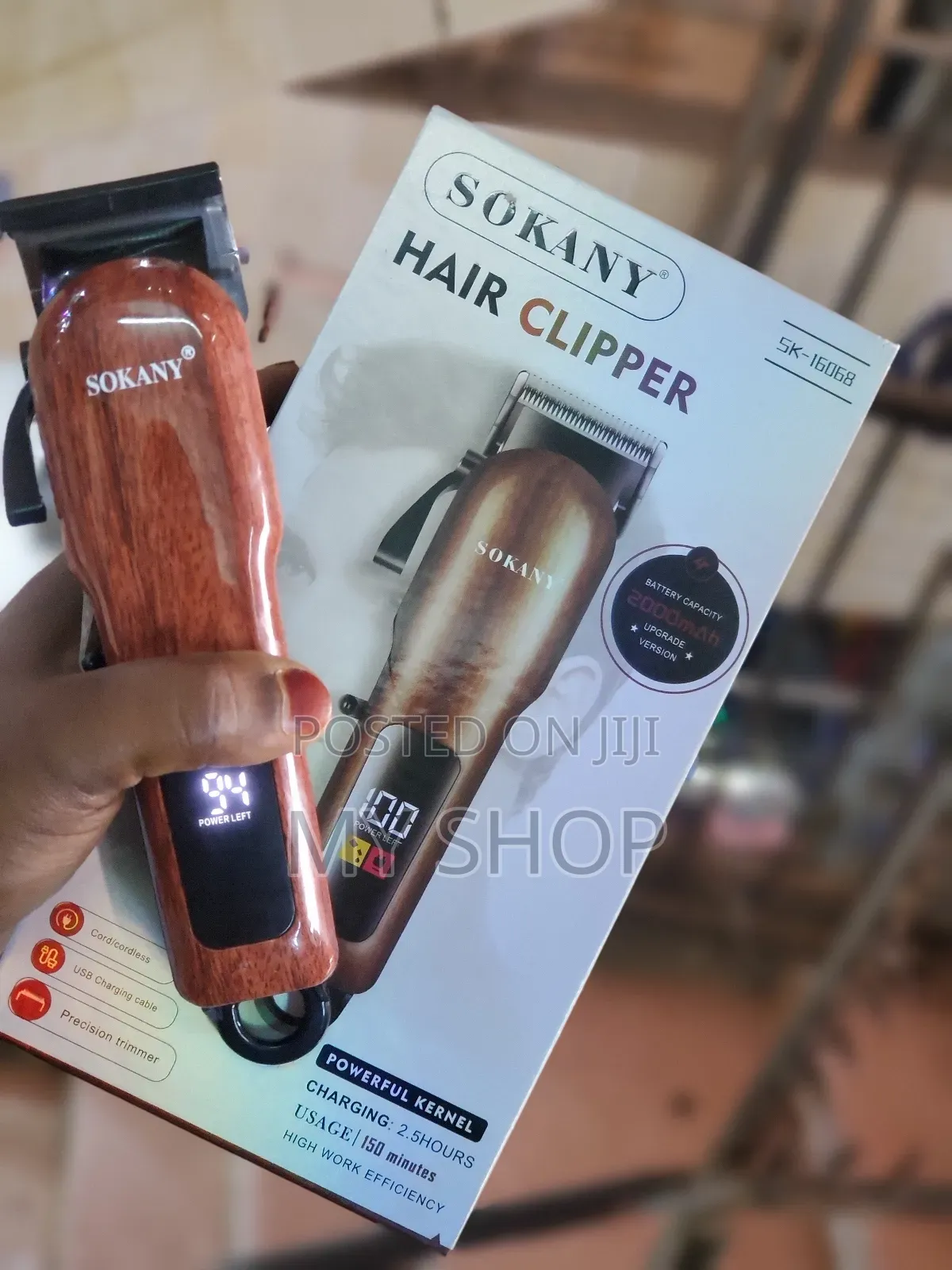 High Power Rechargeable Hair Machine + Free Delivery