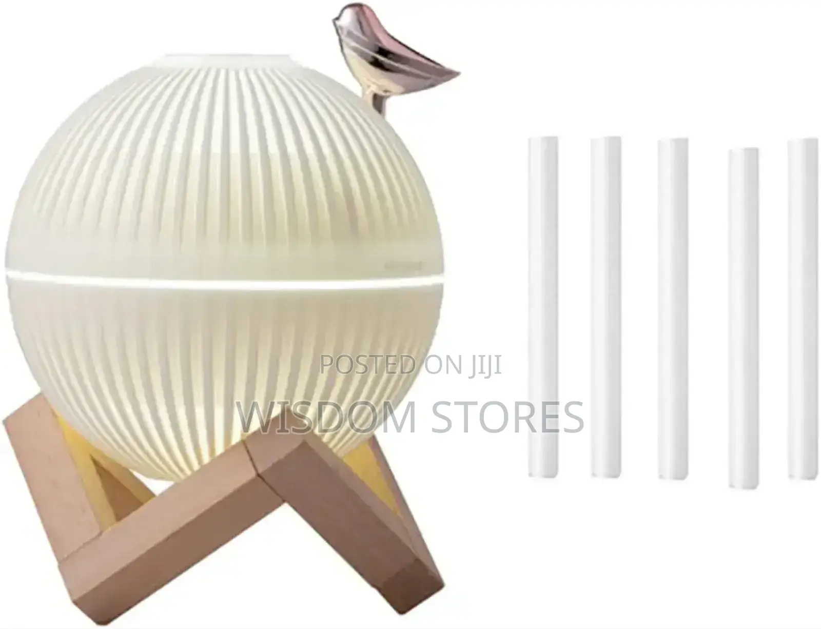Moon Lamp With Bird Air Humidifier