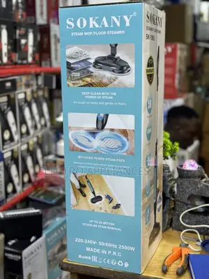 Sokany Sk-13063 Steam Mop With a 450ml Tank Capacity.