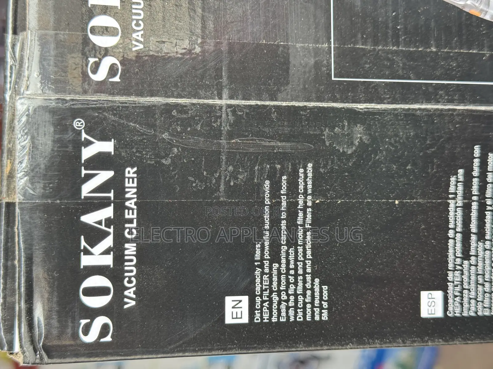 Sokany Sk-3389 2-in-1 Vertical and Handheld Vacuum Cleaner.