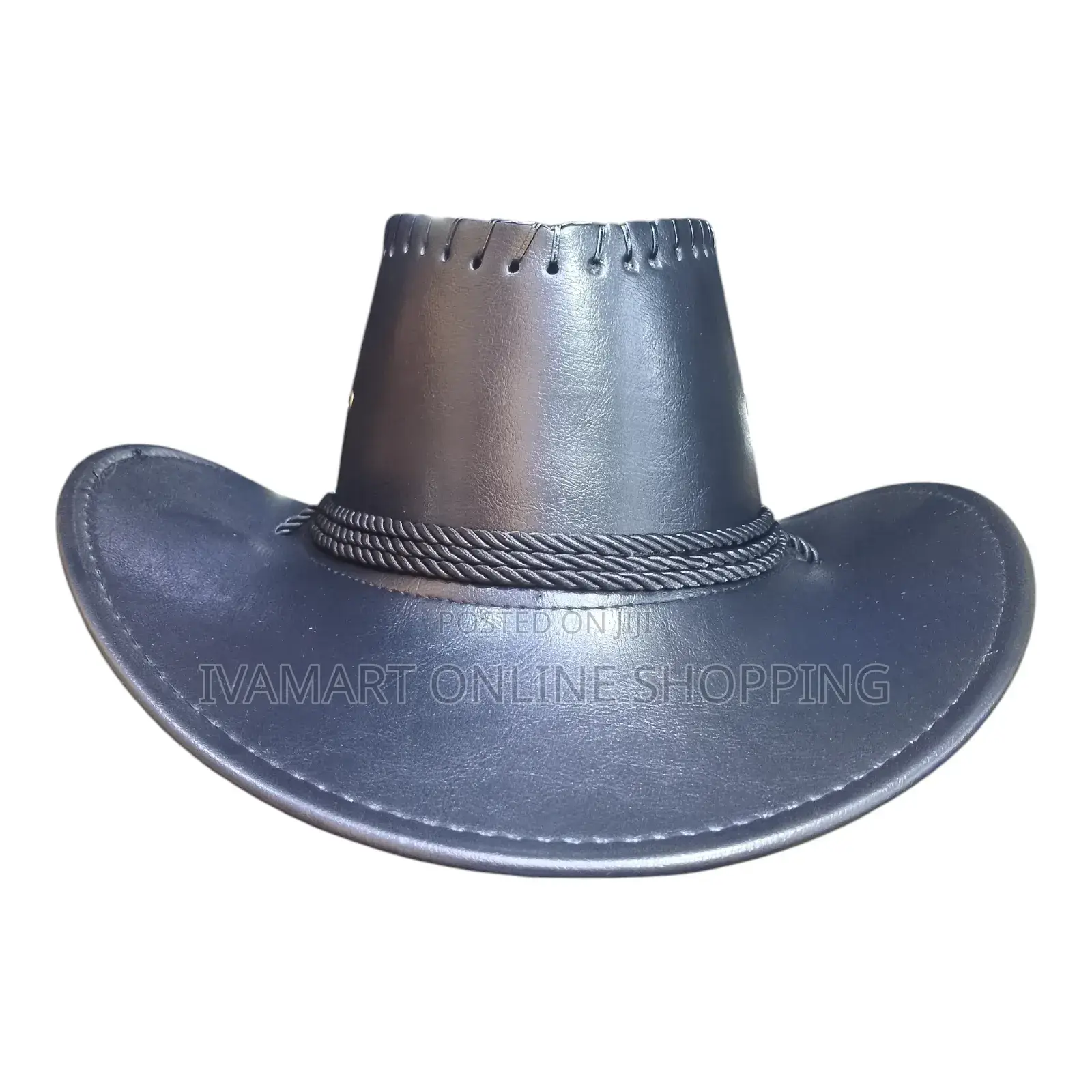 Round Cowboy Hats - Leather
