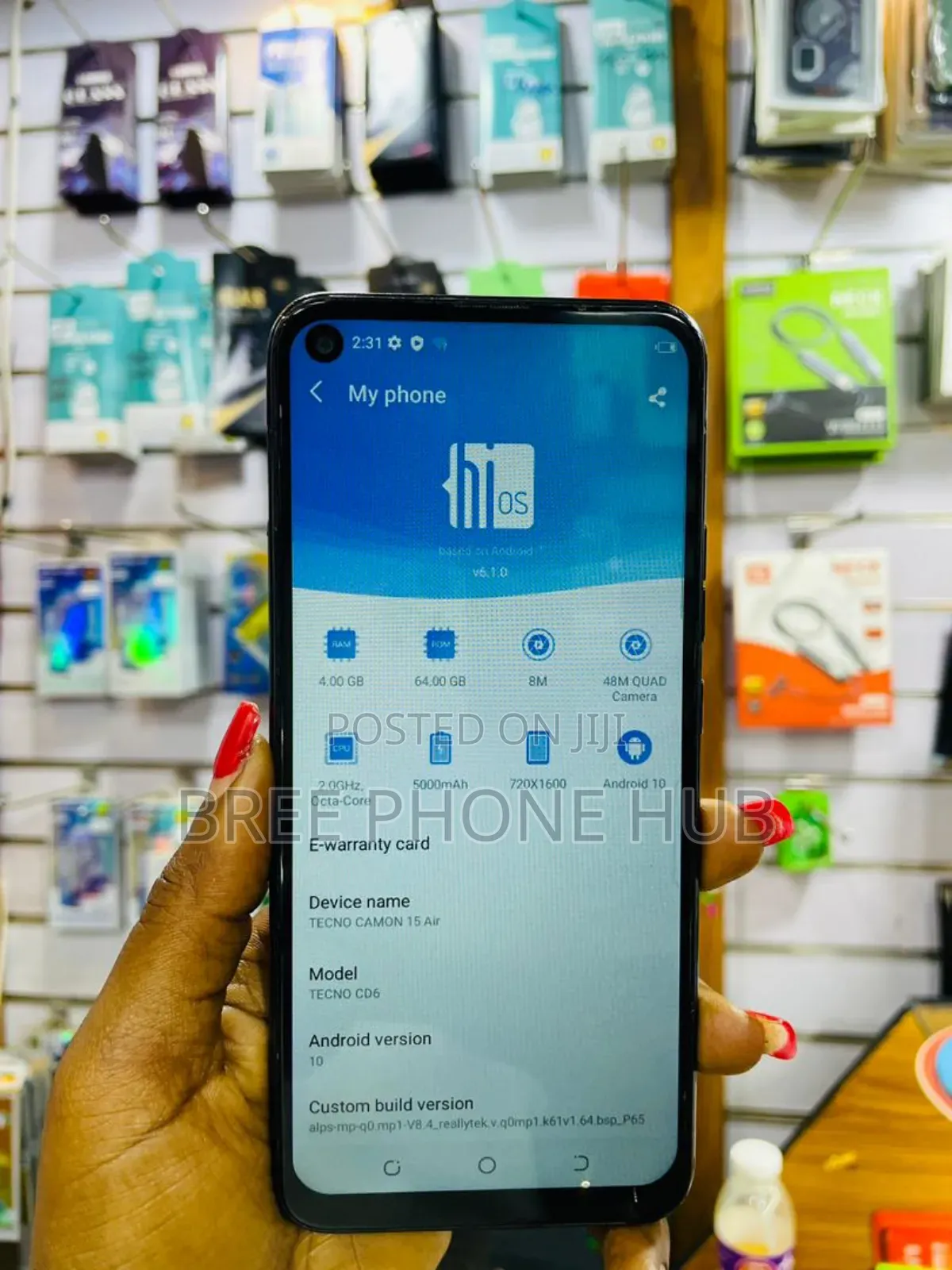 Tecno Camon 15 Air 64 GB Gray