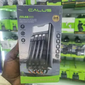 Solar Power Bank 30000mah With Led Light