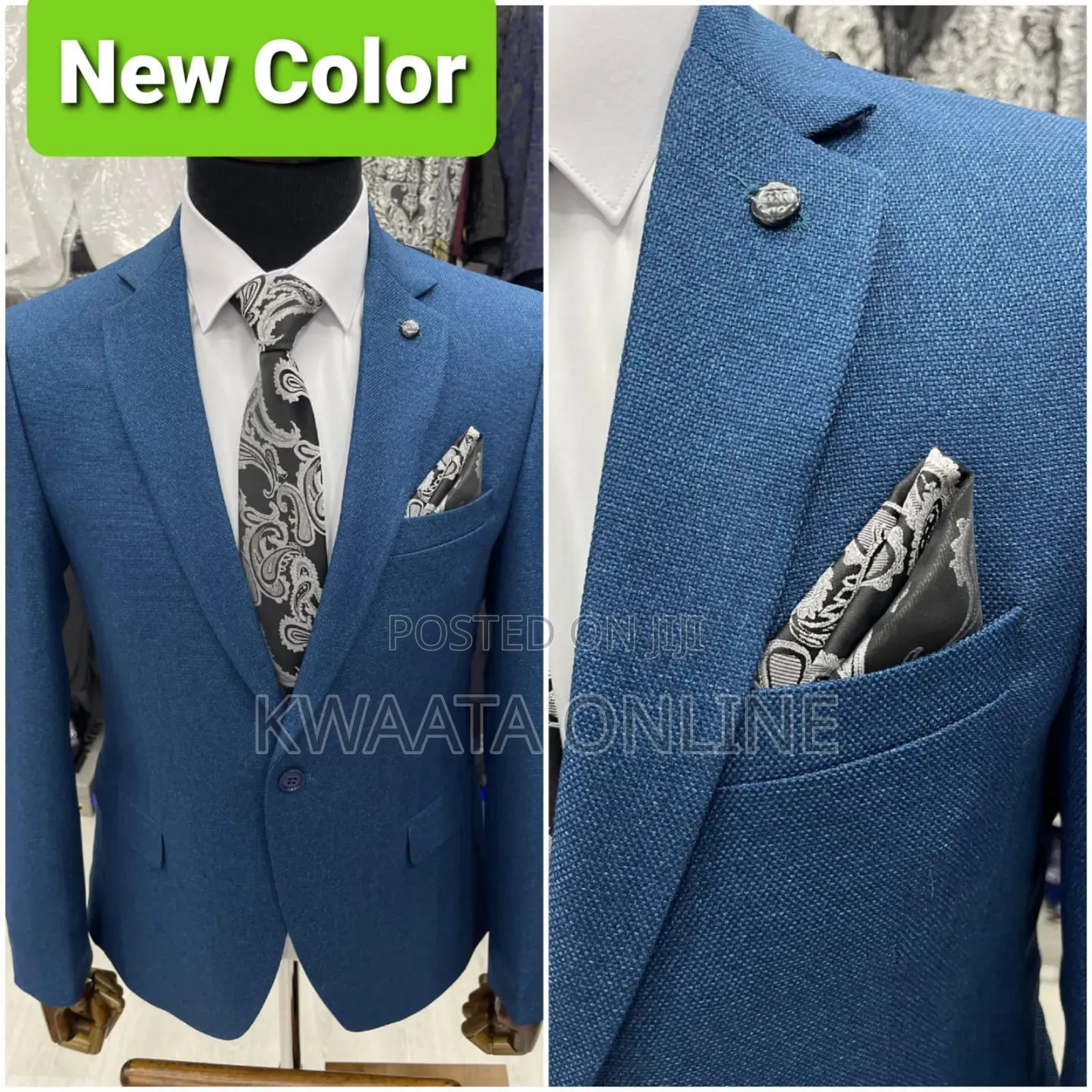 Men's Blazers Slim Official and Casual Woolen Suit Jacket